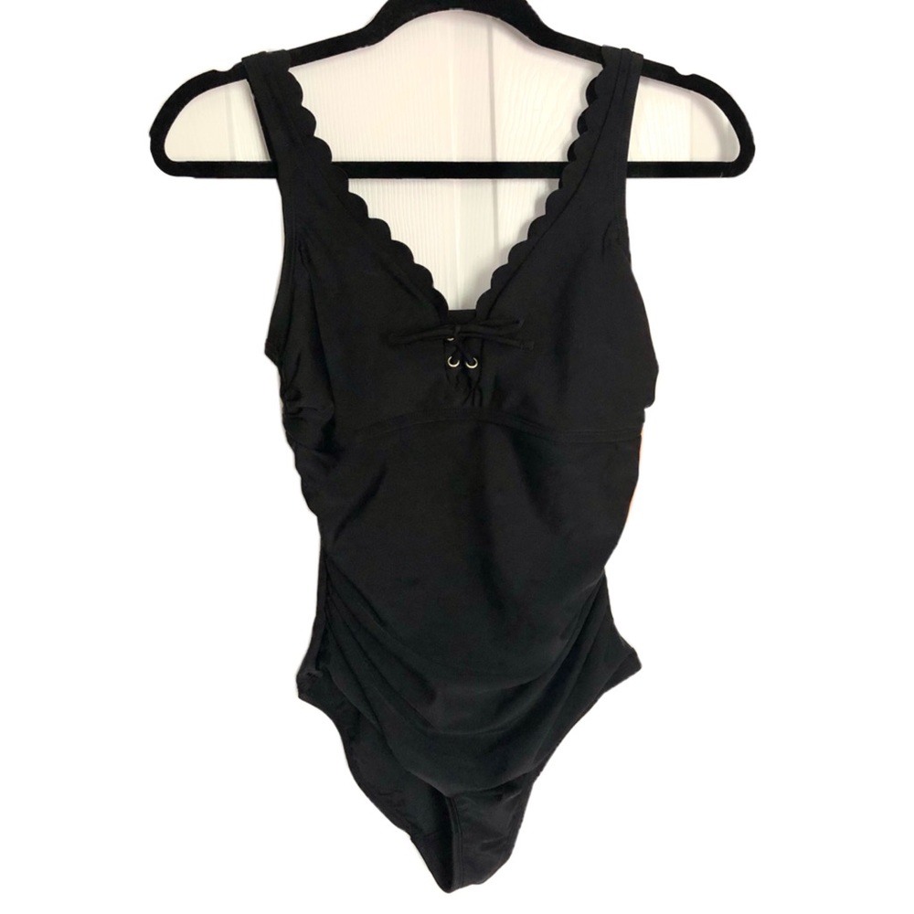 NWT Target One Piece Swimsuit Bathing Suit Black